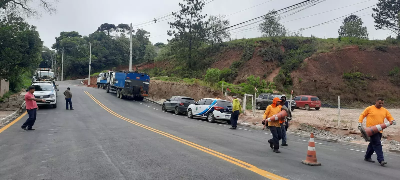 Revitalização da Rua Escolástica Vaz Godinho chega à fase final